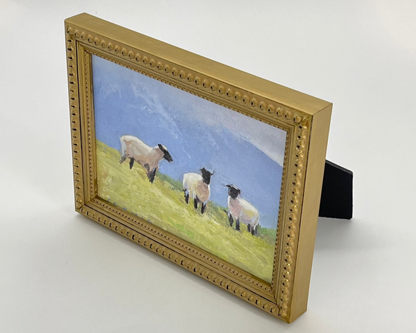 The Lord My Pasture Will Prepare: Multi-Dot Vintage Frame